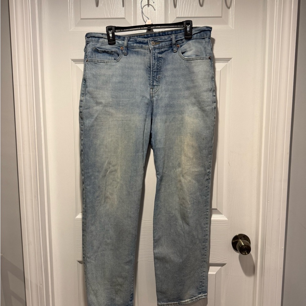 Old Navy Women’s OG Loose Light Blue Denim Jeans